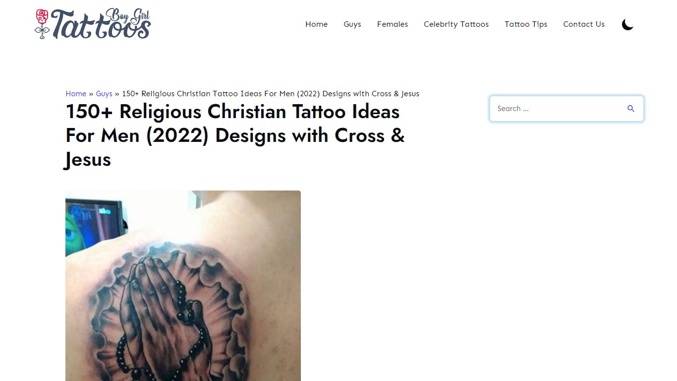 150+ Religious Christian Tattoo Ideas For Men (2022) Designs with Cross ...